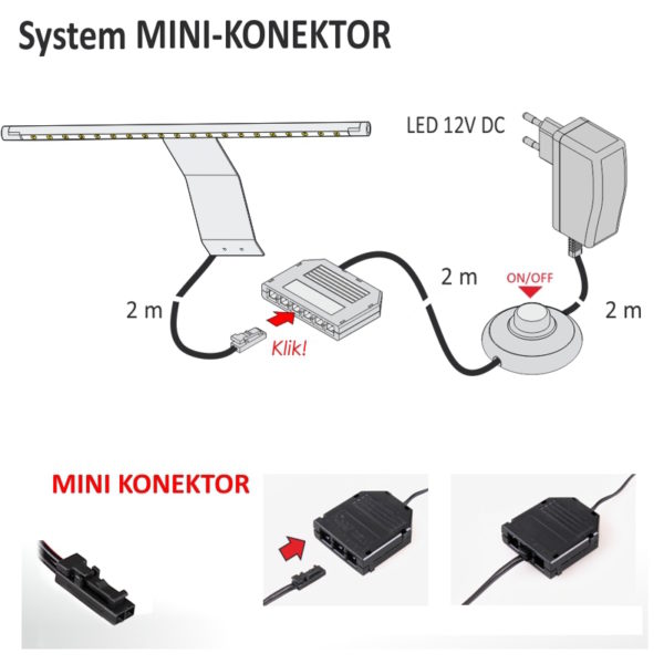 UITVERKOOP DESIGNLIGHT LED KAST LAMP ROND CAPRI 2W - Afbeelding 2