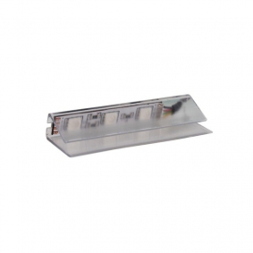 DESIGN LIGHT RGB GLASPLAAT CLIP PVC 12V