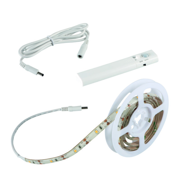 LEDSTRIPSET 100CM OP BATTERIJ MET BEWEGINGSMELDER - Afbeelding 2