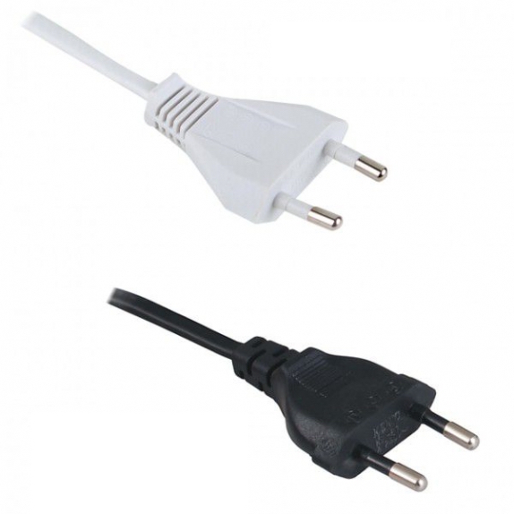 UITVERKOOP NETSNOER 2 ADERIG MET EURO STEKKER 2 METER