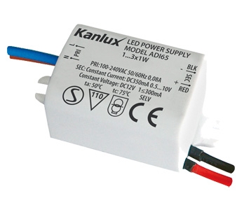 UITVERKOOP 12V LED TRANSFORMATOR 350mA 1-3W