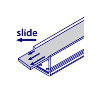 UITVERKOOP LEDSTRIP HOEK PROFIEL 30/60 GRADEN 100CM - Afbeelding 3
