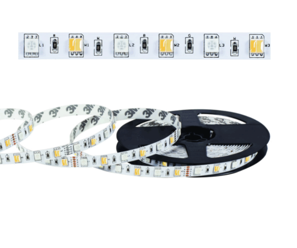 UITVERKOOP LEDSTRIP ROL RGB-CCT 60 LED PER METER IP20 12V