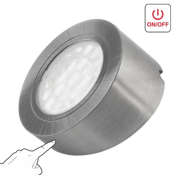 OVAL SKOS OPBOUW LED SPOT MET SCHAKELAAR 2W