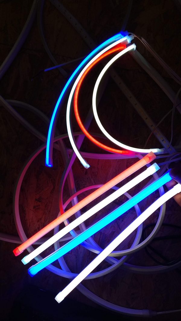 Neon led strip 10x10mm Standaard 14,4W per meter 24V - Afbeelding 2