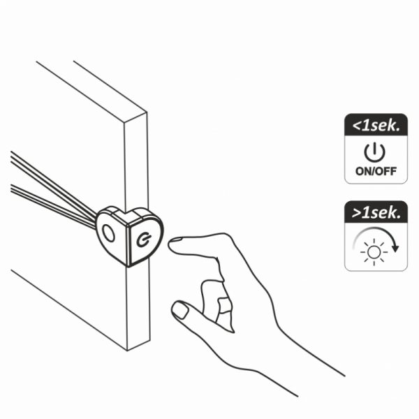 Mini led schakelaar met dimmer - Afbeelding 4
