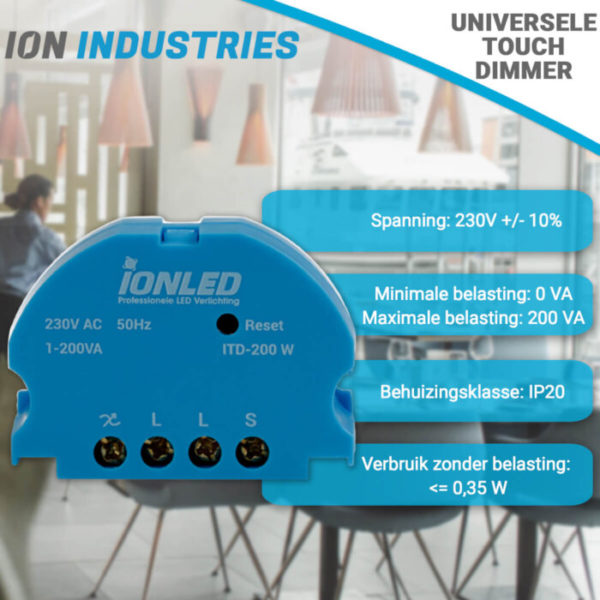 UITVERKOOP ION Professionele Touch LED Dim Module 0.3-200 Watt - Afbeelding 3