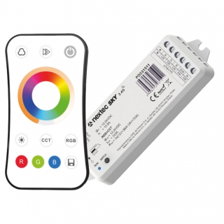 UITVERKOOP NEXTEC RGB-CCT LED STRIP SKY CONTROLLER TOUCH 12-24V / 5x3A