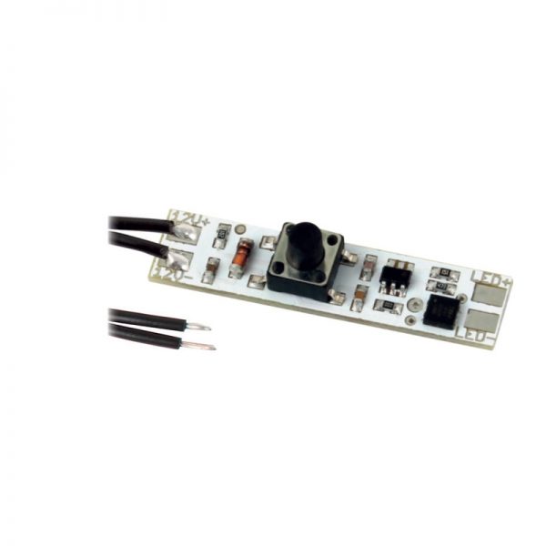Mini led profiel druk schakelaar MS60 Bedraad