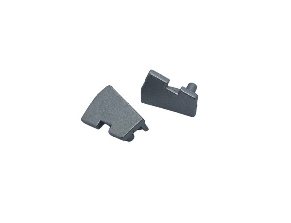 EINDKAP VOOR GLASPLAAT PROFIEL(SET VAN 2 STUKS)
