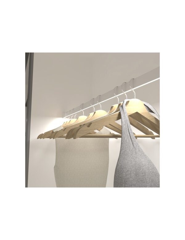 Verlichte kleerhanger stang 'Reling slim' op maat - Afbeelding 6