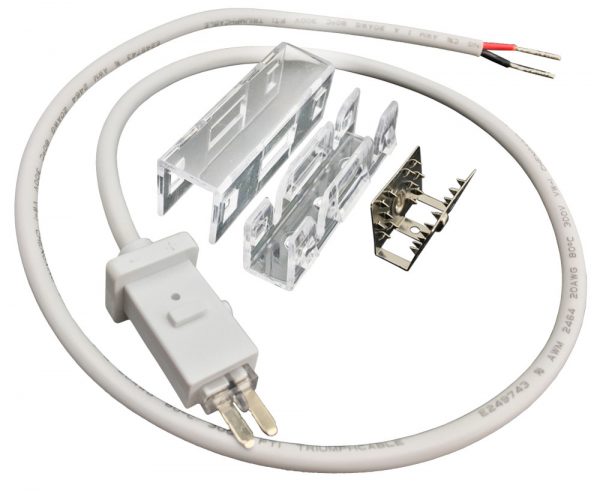 Aansluitset voor NEON ledstrip 6x12mm