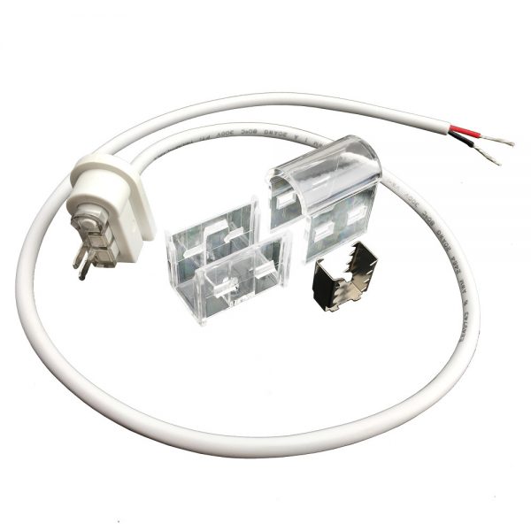 Aansluitset voor NEON ledstrip 10x22mm