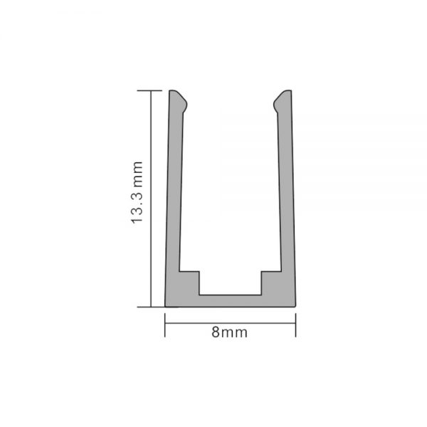 NEON 6x12 Ledstrip profiel 100cm