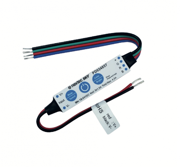 MICRO CONTROLLER RGB HAND BEDIEND 12-24V / 3x1,5A